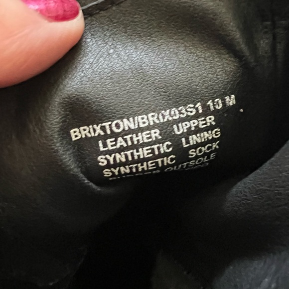 Steve Madden Distressed Brixton Moto Combat Boots NWOT - Picture 8 of 9